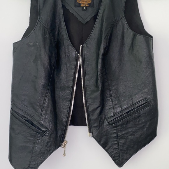 Mona Mode Leather Vest - Picture 6 of 6
